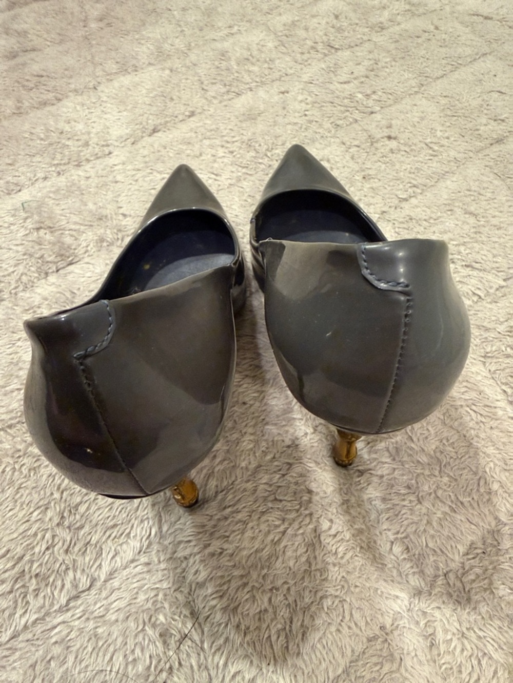 Gucci Bamboo Heel Patent Pumps - Picture 7 of 9